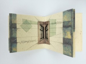 Artists Book using handmade paper and architectural photography